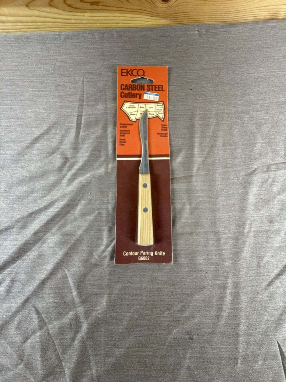Ekco Carbon Steel Contour Paring Knife G6002 New in Package